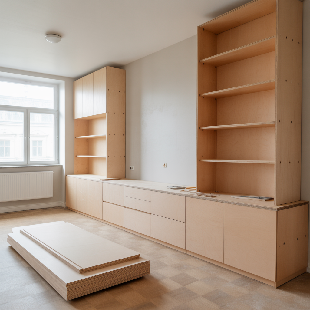 jamfor mdf och plywood for platsbyggda mobler val och anvand